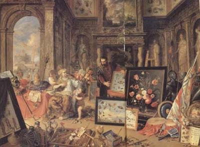 Jan Van Kessel Europe (centre panel) (mk14) oil painting image